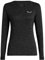 Salewa Damen Puez Melange Dry W L/S Tee Langarmshirt, black out melange, DE 36 (42/36) - S