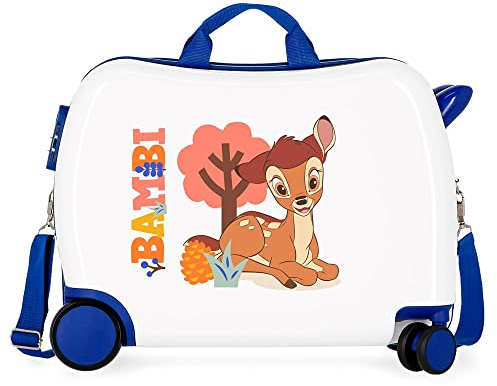 Disney Bambi Kinderkoffer, Mehrfarbig, 50 x 39 x 20 cm, Hartplastik, seitlicher Kombinationsverschluss, 34 l, 1,8 kg, 4 Räder