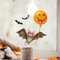 Wandtattoo Loft Fensterbild Halloween Fledermaus Kürbis Fensterdeko Kinderzimmer Kind Fensterfolie Fensterdekoration, 1. A4 Bogen