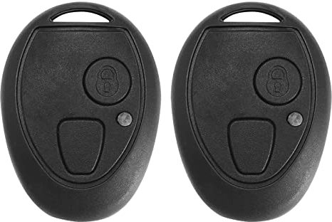 VGOL 2 Pieces Replacement 2 Button Remote Key Shell Compatible with Rover 75 MG ZT Compatible with Land Rover Discovery Remote Control Car Key Case