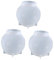 jojofuny Lot de 3 moules en silicone en forme de boule de cristal de 8 cm pour résine époxy, moule rond en résine époxy pour bricolage, art, bougies, fabrication de savon - Moule à couler en forme de
