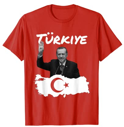 Recep Tayyip Erdogan Türkiye Türkei Türkische Flagge Politiker T-Shirt