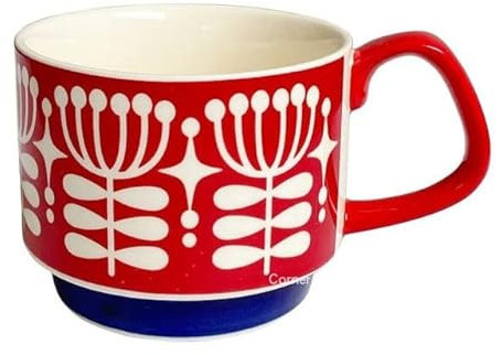 DABIN Japanische Retro-Keramik-Kaffeetassen, stapelbar, Keramik, für Büro, Getränke, Tee, Milch, Wasser, Tassen, Küchengeschirr, Vintage-Heimdekoration, Geschenk