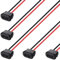 Greluma 5 Piezas Enchufe Tipo C de Carga rápida 3A, Conector USB C Hembra de 2 Hilos con Hebilla de Ranura a presión
