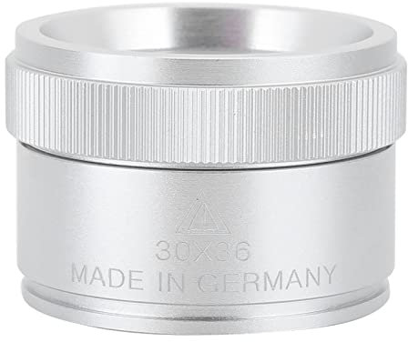 Cocoarm Schmuck Lupe, 30x Vergrößerungslupe für Schmuck, Münzen, Briefmarken & Uhren (Silber)