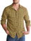 COOFANDY Chemise à carreaux à manches longues pour homme, coupe classique, chemise boutonnée en flanelle décontractée à carreaux pour homme, Jaune/noir, XL