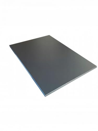 AKKE Tischplatte Möbelplatte Rechteckig Arbeitsplatte Schreibtischplatte Bürotischplatte für Schreibtisch Esstisch Wohnzimmertisch Anthrazit 60x50 cm