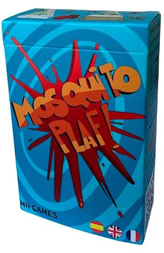 Mosquito PLAF! - Juego de Cartas Divertido para Familias y Amigos | Rápido y Emocionante para Mayores de 8 Años | Aplasta Mosquitos y GANA