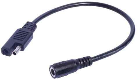 YIGZYCN DC5.5mmx2.1mm Female To SAE Male Power Cord Quick Disconnect Automotive Extension Cable Line For Solar Panel Battery