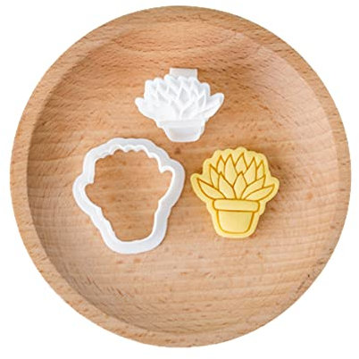 BHFYOB Kaktus-Pflanzen-Backform, für Fondant, Kuchen, Lebensmittelqualität, Backzubehör, Zuckerform, Schokolade, Fondant