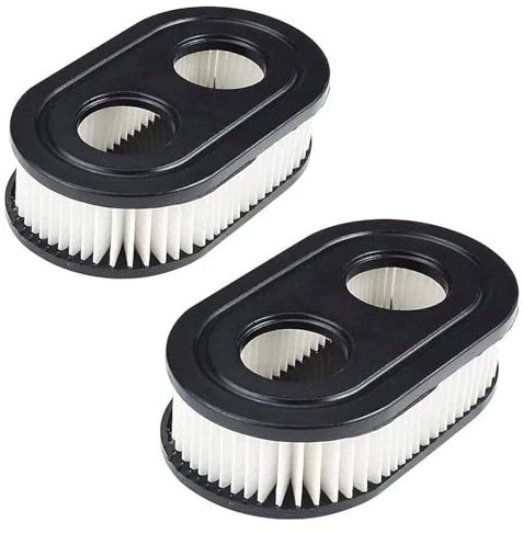2 Pack Air Filter Compatible with Briggs & Stratton Engines, Replacement for 593260, 798452, Lawn Mower Air Filter, Durable Air Cleaner Cartridge for Reliable Engine Performance