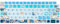 WSLUCKO Silicone Keyboard Cover Skin for Dell Latitude 3440 3450 5430 5431 54207430 7420 7410 14, 15.6 Dell Latitude 7520 9000 9510 9520 9420 9430/16 7650 7640,Peony