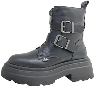 Buffalo BFL // Mars Biker Damenschuhe Stiefel Schwarz Freizeit