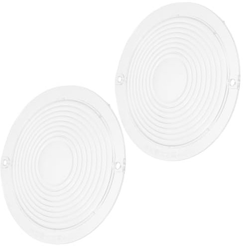 HOMSFOU Paquete De 2 Cubiertas De Repuesto Para Luz De Campana Extractora Estilo Vintage Para Lámpara De Ventilación De Cocina Fácil Mantenimiento