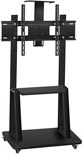 Universal Swivel Table Top TV Stand Stainless Steel Small TV Floor Stand s for 32 70 Inches TVs Black TV Floor Corner Bracket on Wheels Cast