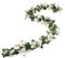 Lot de 2 guirlandes de roses artificielles en soie avec 69 têtes de roses artificielles de 1,9 m pour arche de mariage, décoration intérieure et extérieure (blanc)