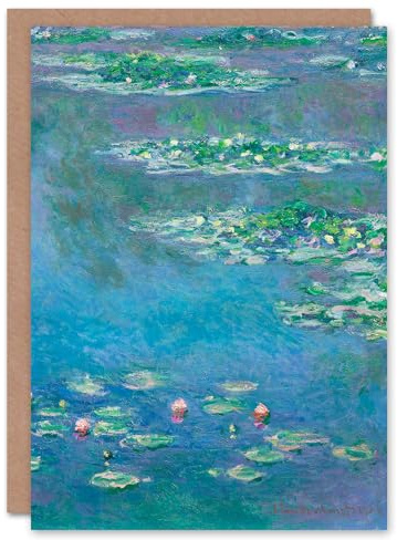 Artery8 Claude Monet Art Card Water Lilies Impressionist Painting
