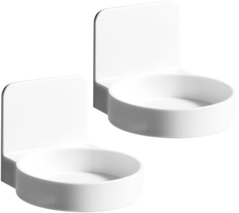 ARTSEWPLY 2 Stück Wandhalterung Aus Kunststoff Selbstklebend Wandregal Für Badezimmer Und Küche Aufbewahrung Für Shampooflaschen Und Kleine Gegenstände