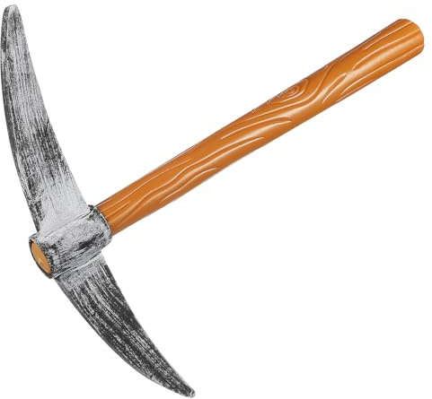Healeved Pick Axe Prop Dwarf Costume Prop 19.29In Durable Sponge Party Favor Unique Stage Performance Accessory