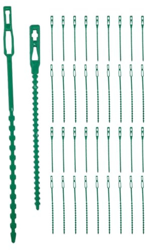 WRITWAA Flexible Pflanzenbinder Einfach zu Binden aus PP 200 Stück für Garten und Haushalt für Pflanzen und Früchte im Garten und Zuhause