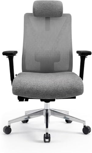Jan Nowak Ergonomischer Bürostuhl Schreibtischstuhl mit Netz und Lendenstütze