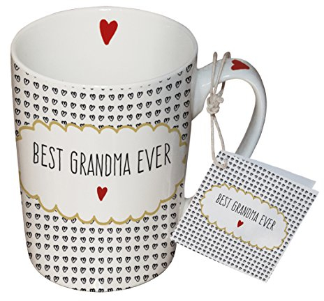 PPD Porzellan Henkelbecher Tasse 0,25L (Best Grandma)