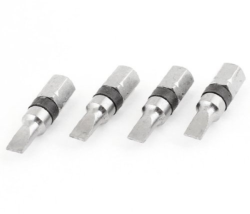 Aexit 4 puntas 4 mm punta ranurada cabeza (model: Z2370IV-5619AE) plana destornillador destornillador