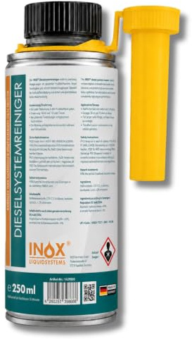 INOX® - Effektiver Diesel Systemreiniger Additiv, 2 x 250ml | Diesel Zusatz für Dieselmotoren | Löst Verschmutzung & Verharzung im Dieselsystem | Effiziente Verbrennung