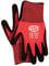 FELCO Lightweight Garden Glove Model 701 Medium Gardening Pruning Horticultural Snipping Florestry Foristry, Black/Red