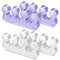 Molain 4-teilige Zehentrenner Pediküre, Pediküre-Zehentrenner, wiederholbare waschbare Zehennagelteiler, Zehentrenner zum Auftragen von Nagellack