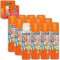 CLEOPATRE Boîte de 12 bâtons de colle TRANSPARENTE Adhésive plastique recyclé en format 8 gr