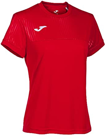 Joma Damen Kurzarm Montreal T-Shirt, rot, S