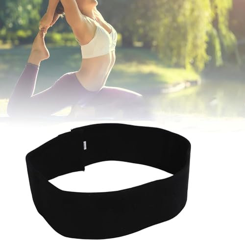 Banda Estabilizadora de Implantes de Senos, Banda de Compresión de Aumento de Senos Negra, Cinturón de Pecho Ajustable, Elástico, Suave, Amigable con la Piel, Transpirable, Banda de Soporte de(S)