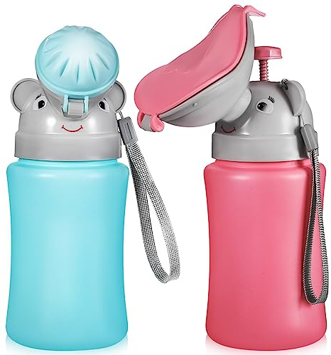 Gadpiparty 2 Stück Reise- Und Kindertöpfchen-Pipi-Trainingsbecher Für Jungen Und Mädchen Tragbare Baby-Kind-Töpfchen-Urinal-Notfalltoilette Für Kinder-Mädchen-Pipi-Training Und