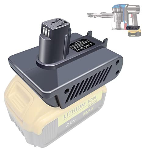 JJXNDO DC31 Dyson Replacement Battery Adapter for DC35/34/44/45 Vacuum Cleaner, Dewalt 20V Li-ion Battery Converter - Type A Only