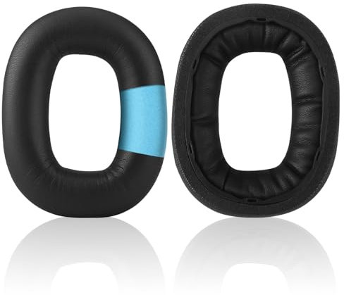 Yizhet Replacement Earpads Compatible with Marshall Monitor 2 & Monitor II Headphones, 1 Pair Replacement Ear Cushion Pads made of Protein Leather & Memory Foam, Black