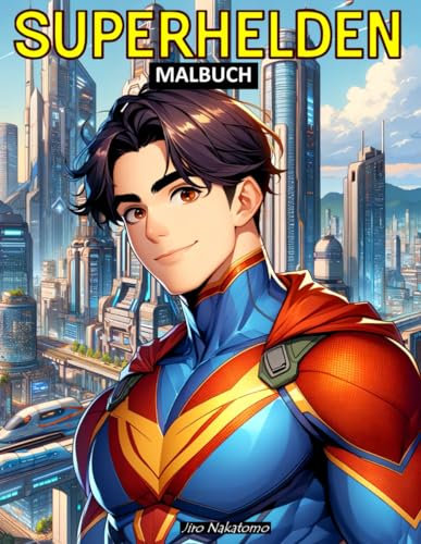 Superhelden Malbuch: 50 einzigartige und originelle Superhelden-Malvorlagen, jede begleitet von einer spannenden Erzählung, die ihre Geschichte und ihre unglaublichen Superkräfte erzählt.