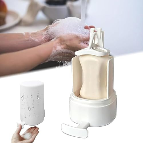 Moulin à savon - Distributeur de savon étanche - Râpe murale solide pour salle de bain - Pour lavage à la main