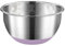 FAB4HOME Mixing Bowl Stainless Steel with Nonslip Silicone Bottom Metal Kitchen Bowl Baking Cooking Bowl Salad Bowl Dishwasher Safe, 20cm