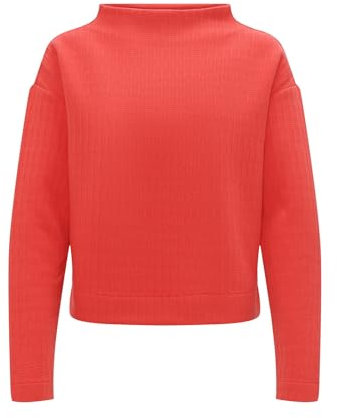 OPUS Damen Sweatshirt | Sweater GYNAMI Regular mit Struktur Sweet red, 38