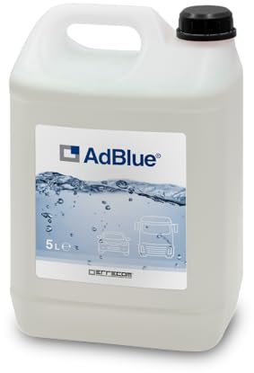 AdBlue® Diesel Engine Additive with Easy-Pour Spout, for NOx Emission Reduction Based on Urea, Conforms to ISO 22241-1, 5L Tank