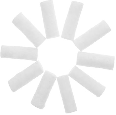 Happyyami 10pcs Fire Starters Outdoor Fire Pits and Tabletop Fireplaces Cotton for Quick and Easy Ignition Cotton Balls