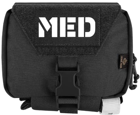 PETAC GEAR Taktische Medizinische Tasche zum Abreißen von Erste-Hilfe-IFAK Molle und Gürtel, horizontale Outdoor-Notfall-Überlebenstasche