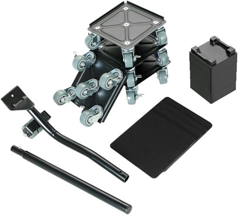DASBET Furniture Moving Dolly Sliders, Furniture Lift Moving Dolly with 360° Rotatable and Lockable Wheels Furniture Lift Mover Tool Set for Moving Heavy Furniture, Appliances, Maximum 1763 Lbs