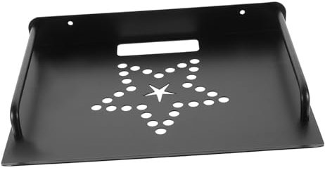 LOORGVEL Metal Router Bracket No Drill Shelves Rack Shelf Small Floating Projector Holder Storage Rack