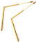 VILLCASE 2pièces Baguettes De Radiesthésie Cuivre Tiges De Divination Portables Et Pliables Pour Exploration Extérieure Détection Des Sources Eau Et Objets Mystérieux