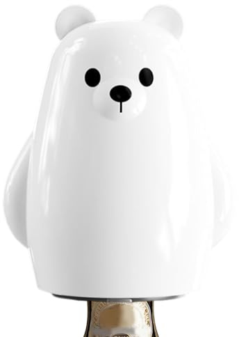 Polar Bear Press Down Flaschenöffner | Edelstahl Bier für Küche, Bar, Party, Reisen, Kühlschrank, Boot Easy Gadget Beverage & Soda Opening Innen