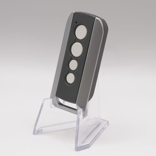 DOITRAND TX4DE - Télécommande officielle 4 canaux 433,92MHz gris et aluminium à Dip-Switch (10) - Remplace directement les modèles Doitrand TS2DE et TS4DE + 1 Goodies DOMOBIP (TX4DE - Dip-Switch)