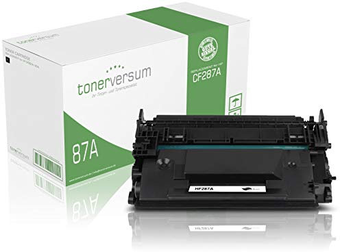 Tonerversum Toner kompatibel zu HP CF287A 87A Schwarz Druckerpatrone für HP Laserjet Enterprise M506 M506dn M506x M527 M527dn M527f Pro M501dn