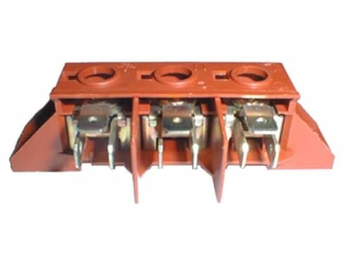 UNIVERSALE Blocco Terminale per Forni Cucine, 3 Contatti, Rosso, Morsetto, Plastica, Montaggio su Pannello, Commutatore